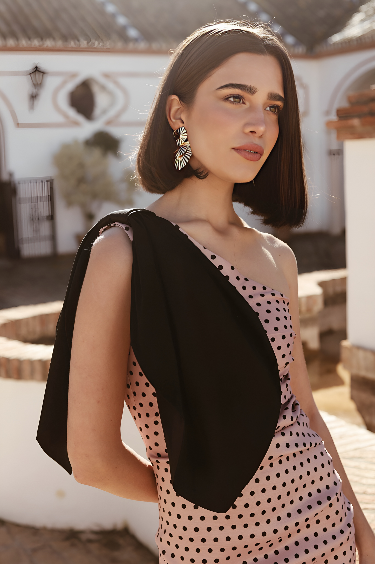 Stiletto Polka Dot Dress